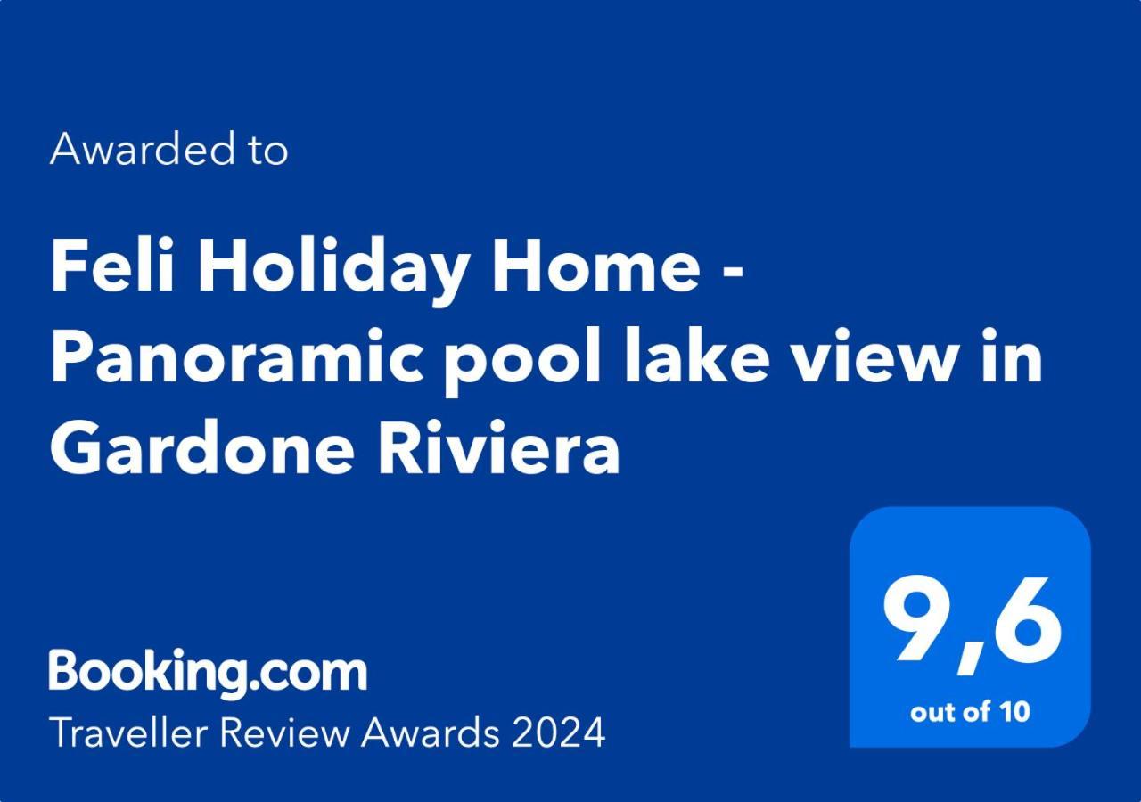 Feli Holiday Home - Panoramic Pool Lake View In Gardone Riviera Exterior photo